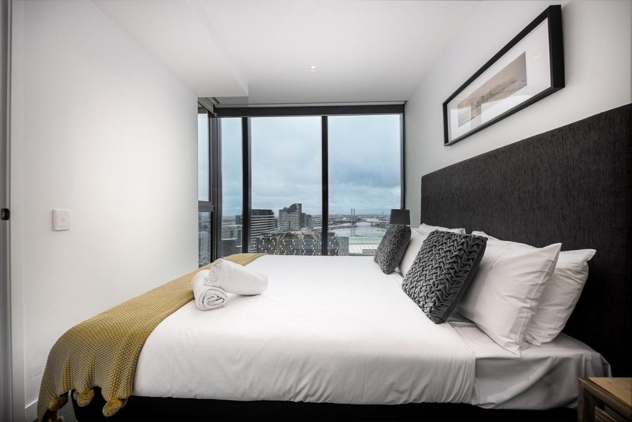 Hudson Sea View Apartments Southern Cross Station Cbd Melbourne Quarto foto